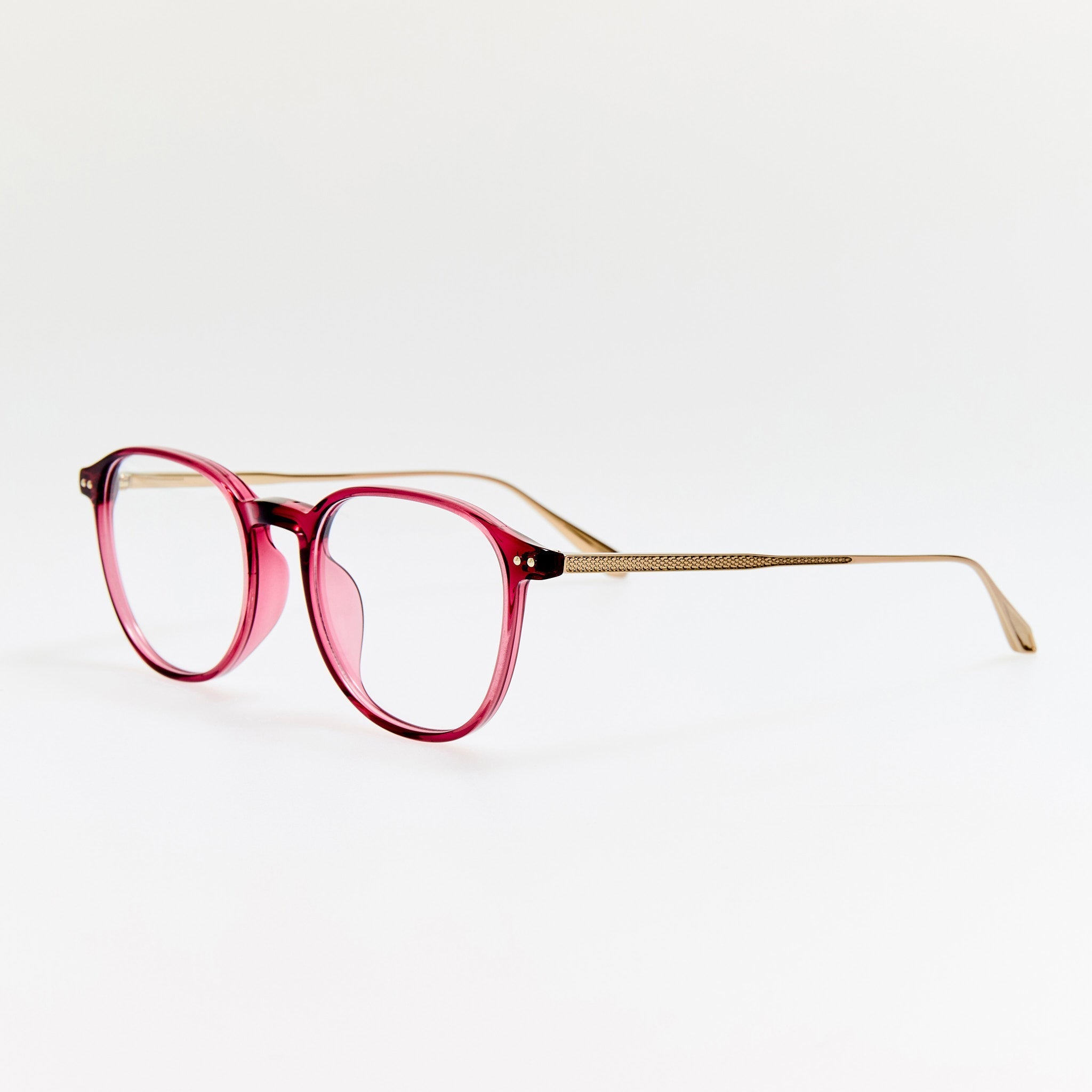 Stanley Optical in Wine - LINDA FARROW - Optical Frame - 