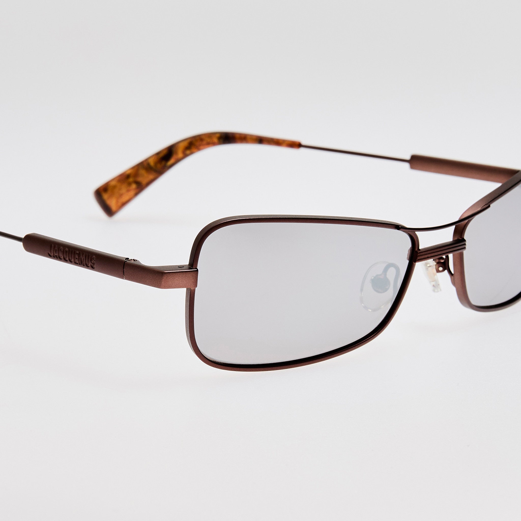 Statzione Sunglasses in Matt Brown - LINDA FARROW - Sunglasses - 