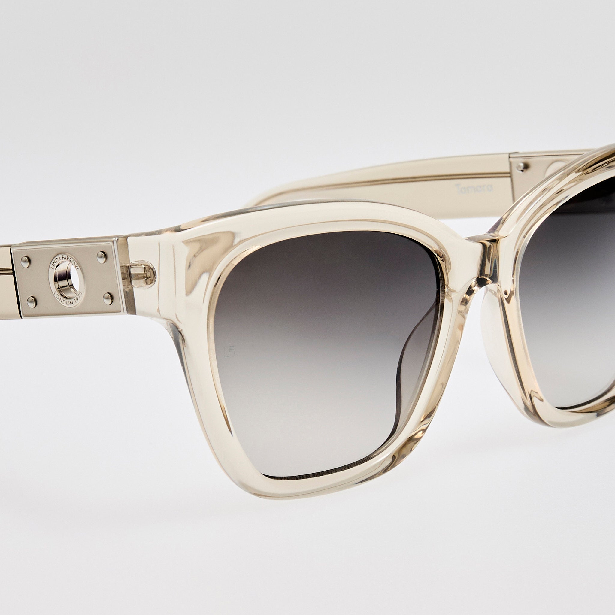 Tamara Sunglasses in Truffle - LINDA FARROW - Sunglasses - 