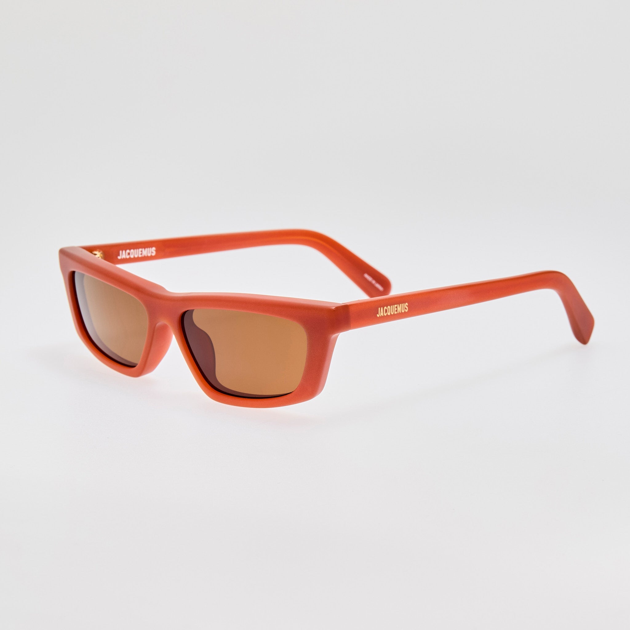 Trapezi Sunglasses in Metallic Coffee - LINDA FARROW - Sunglasses - 