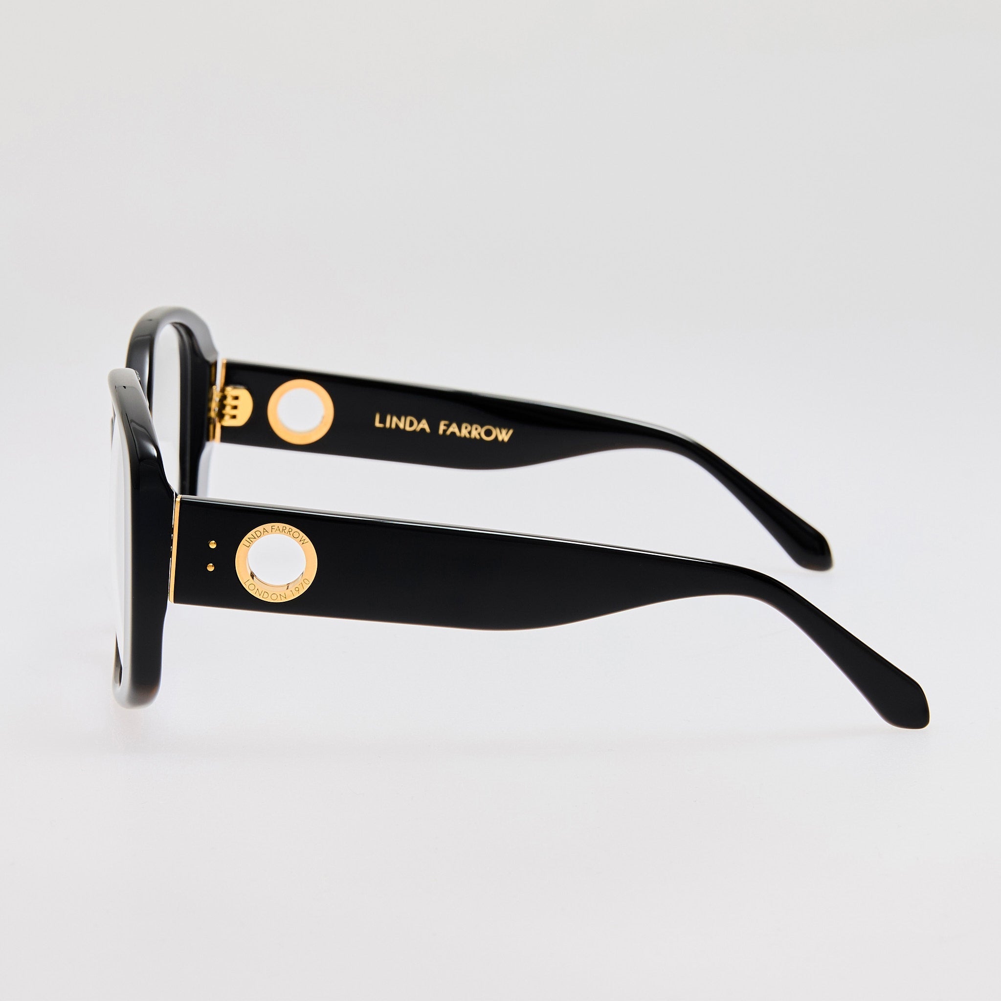 Venus Optical in Black - LINDA FARROW - Optical Frame - 