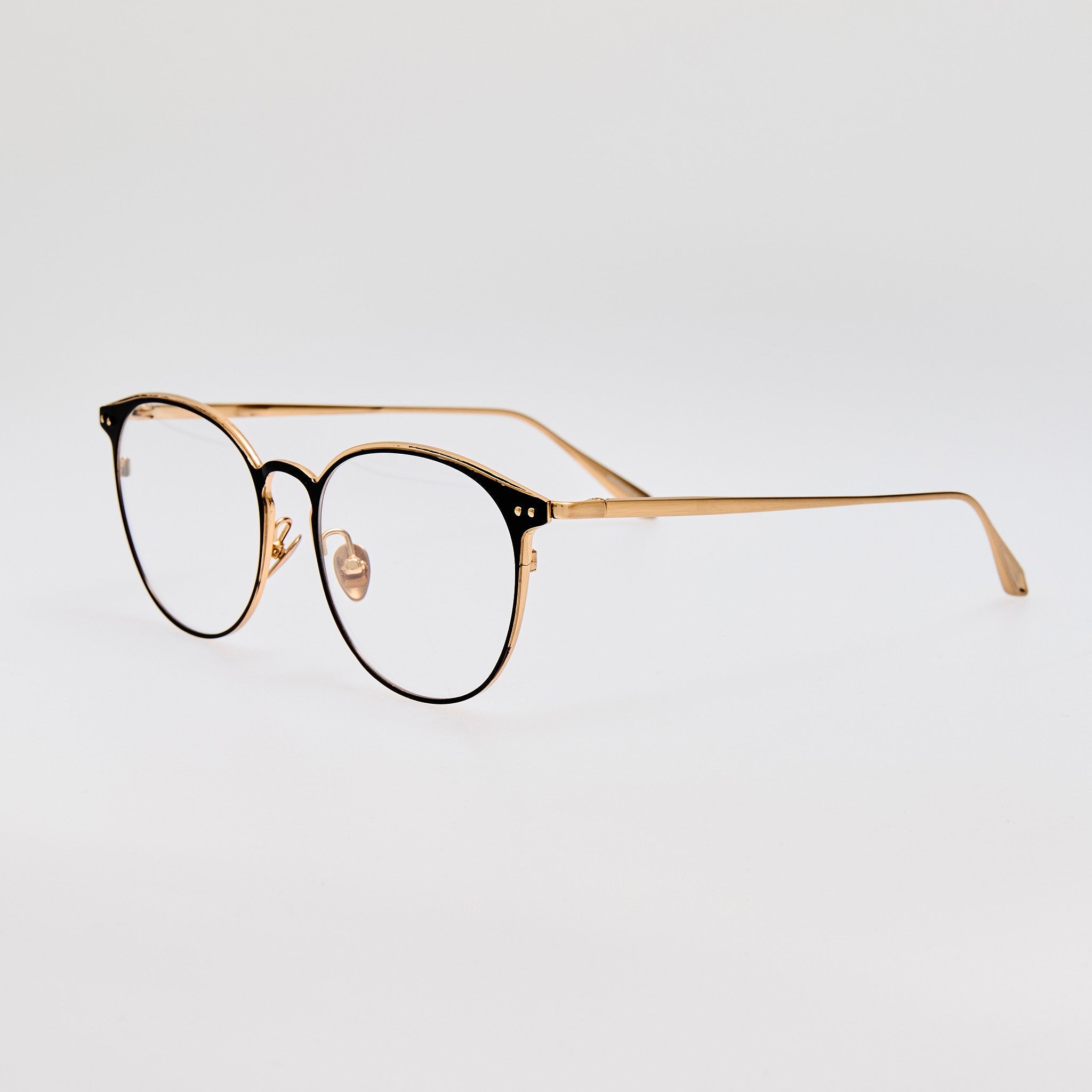 Yves Optical in Matt Champagne - LINDA FARROW - Optical Frame - 