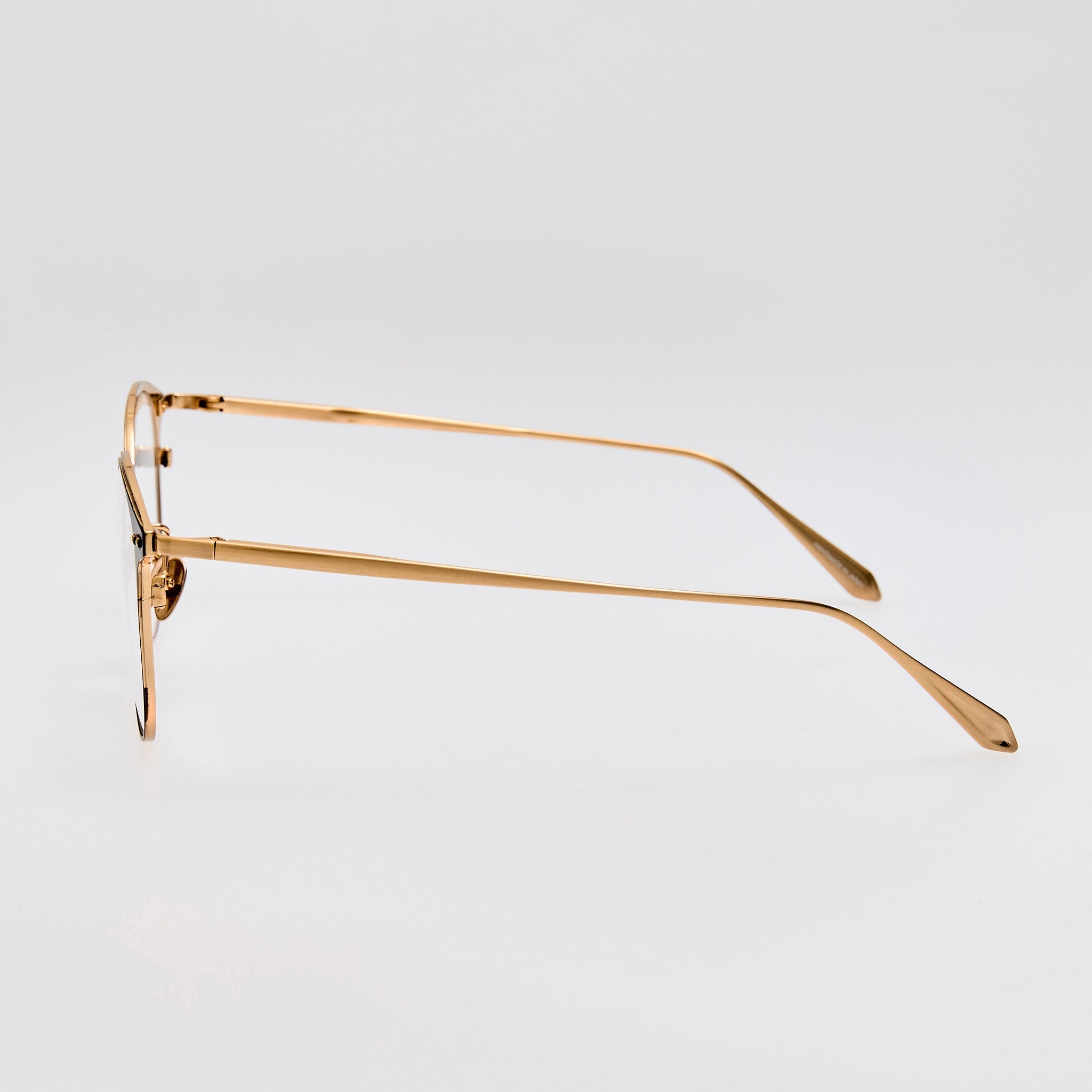 Yves Optical in Matt Champagne - LINDA FARROW - Optical Frame - 