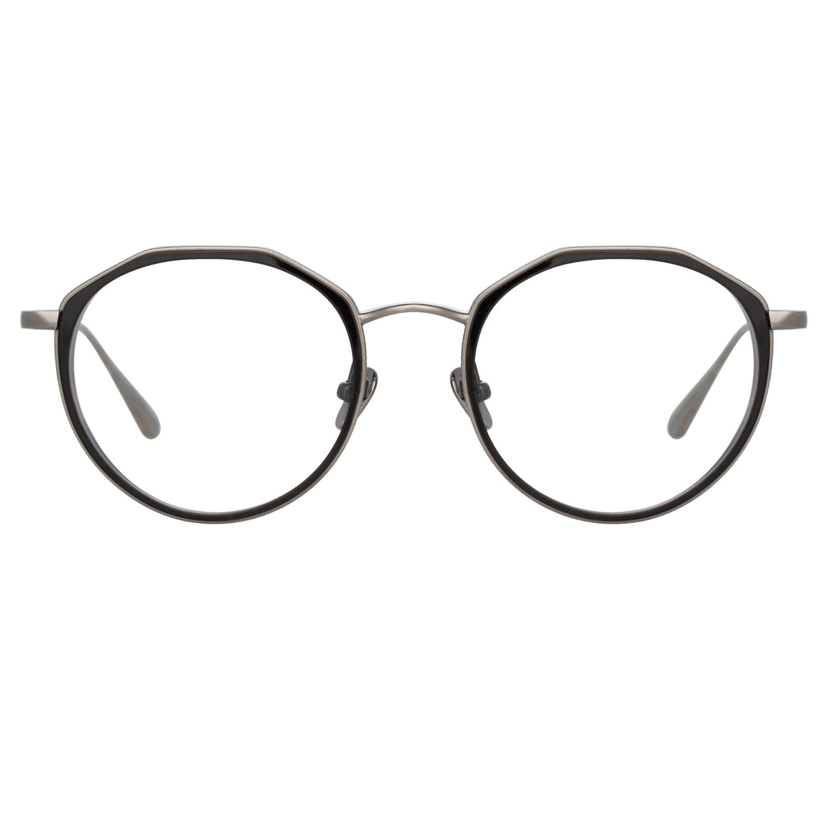 Cesar Optical Frame 22K White Gold Black